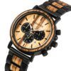 BOBO BIRD Stylish Luxury Wood Timepiece – Chronograph Military Quartz in Wood Gift Box